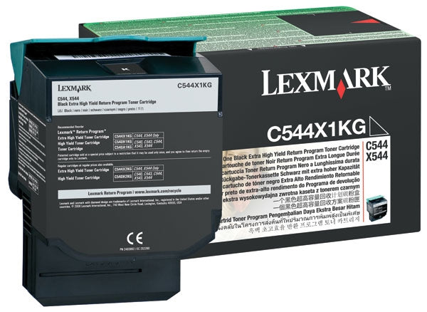 Lexmark C544/X544 Extra High Yield Black Toner (6K)