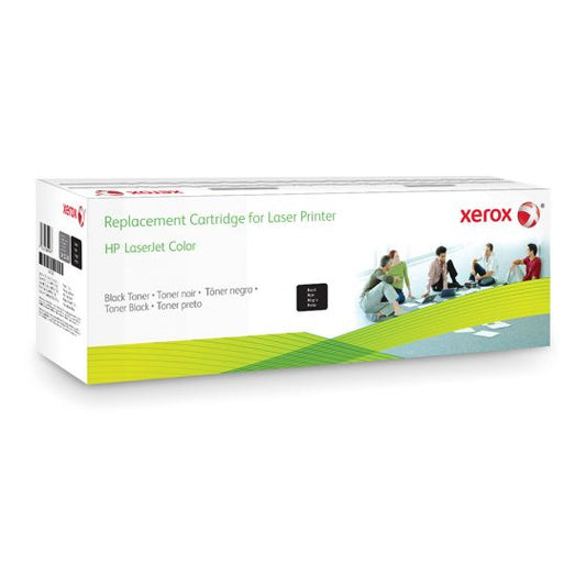 HP Remanufactured CF210A Black Toner Cartridge - Made by Xerox, Estimated Yield 2,400