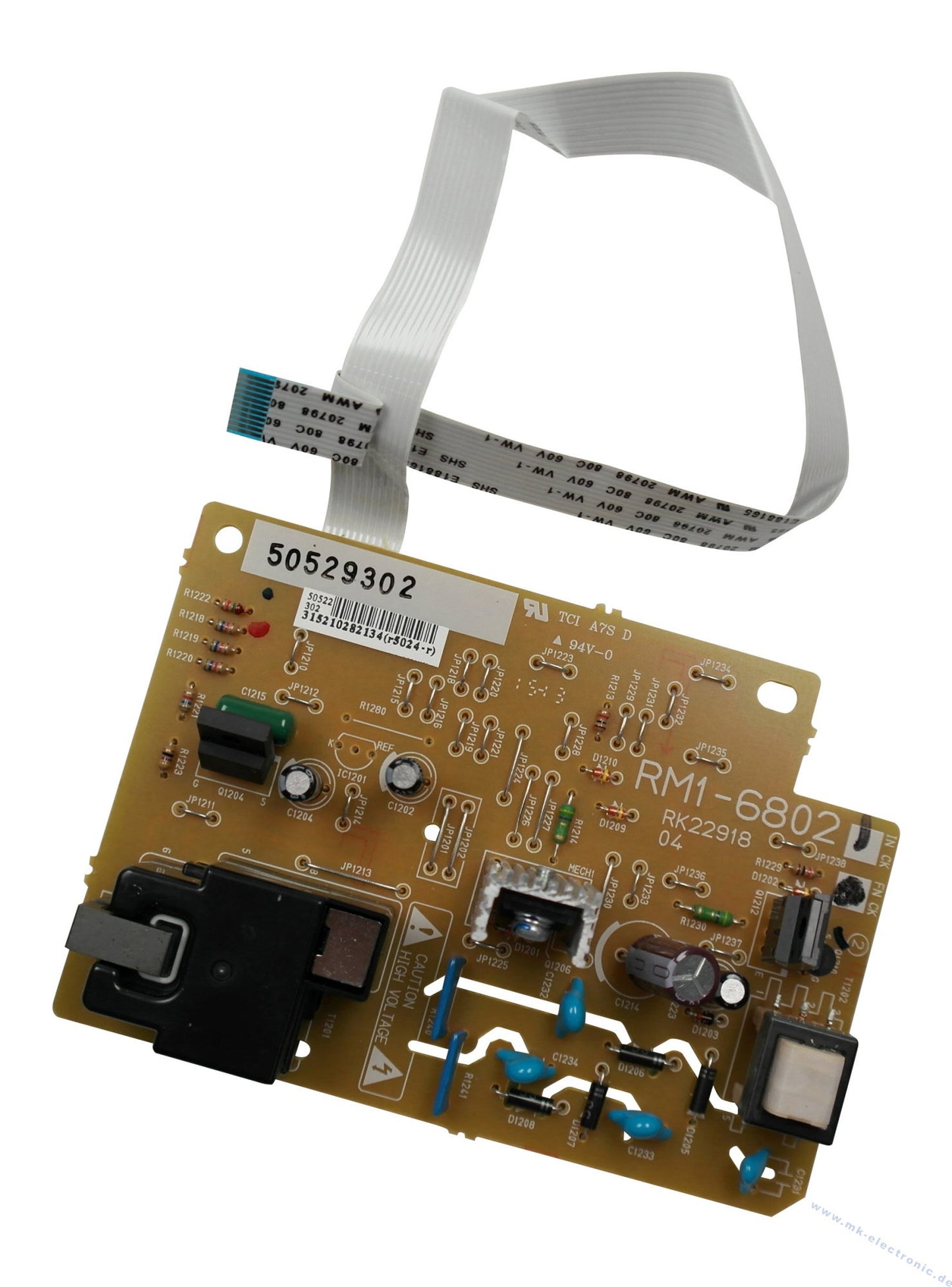 HP RM1-6802 Secondary Transfer High Voltage PC Board Assembly