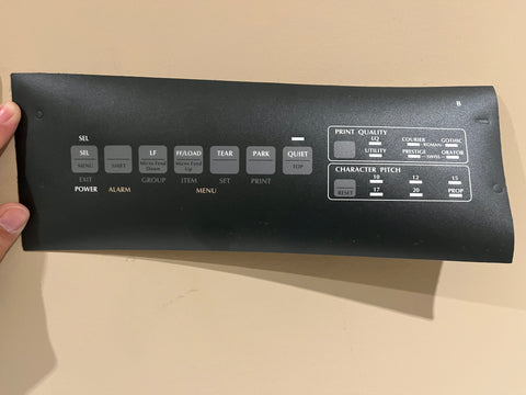 Okidata New 53562701 ML590/591 Operator Panel Cover Overlay *OVERLAY ONLY*