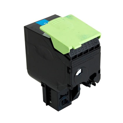 Lexmark OEM 80C1HC0 Cyan High Yield Toner Cartridge