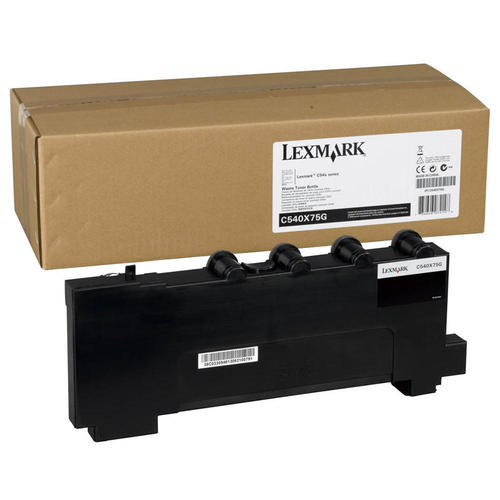 Lexmark Genuine OEM C540X75G Waste Toner Bottle, Estimated Yield 36,000