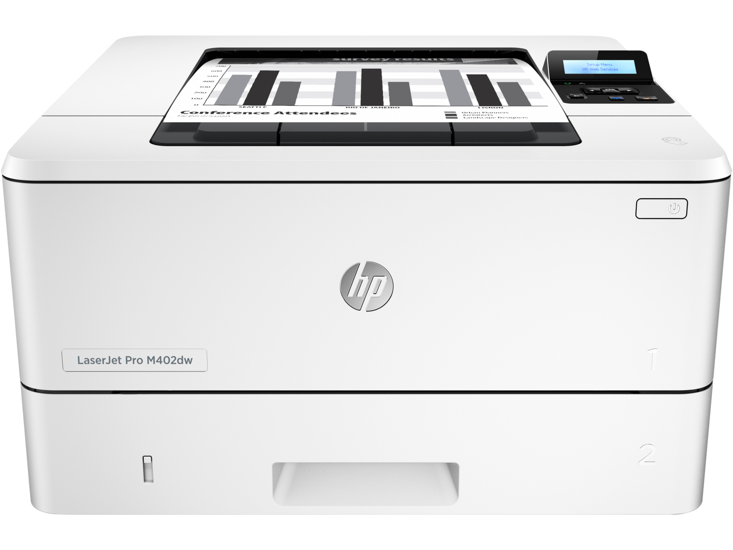 HP Refurbished C5F95A LJ Pro M402DW Printer (Wireless)