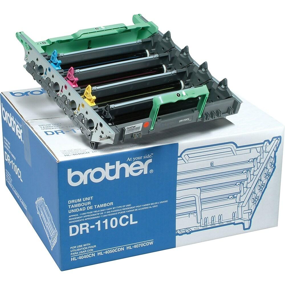 Brother Genuine OEM DR110CL Black / Color Drum Unit, Estimated Yield 17,000