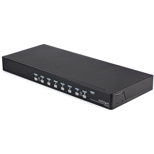 Startech OEM SV831DUSBUK 8 Port 1U Rackmount USB KVM Switch Kit with OSD and Cables