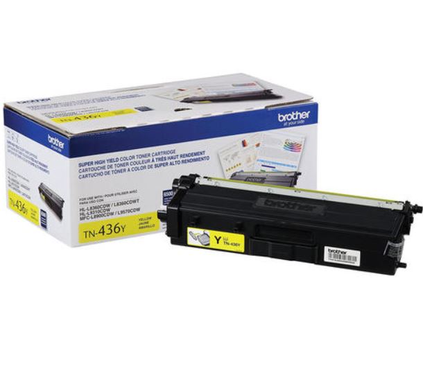 Brother OEM TN436Y HL-8360/9310/MFC-L8900/L9570 EHY Yellow Toner Cartridge