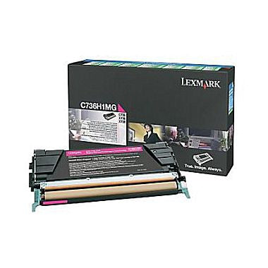 Lexmark High Yield Magenta Return Program Toner Cartridge (10000 Yield) (For Use in Model X748)