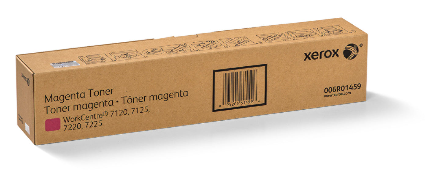 Xerox Genuine OEM 006R01459 Magenta Toner Cartridge, Estimated Yield 15,000