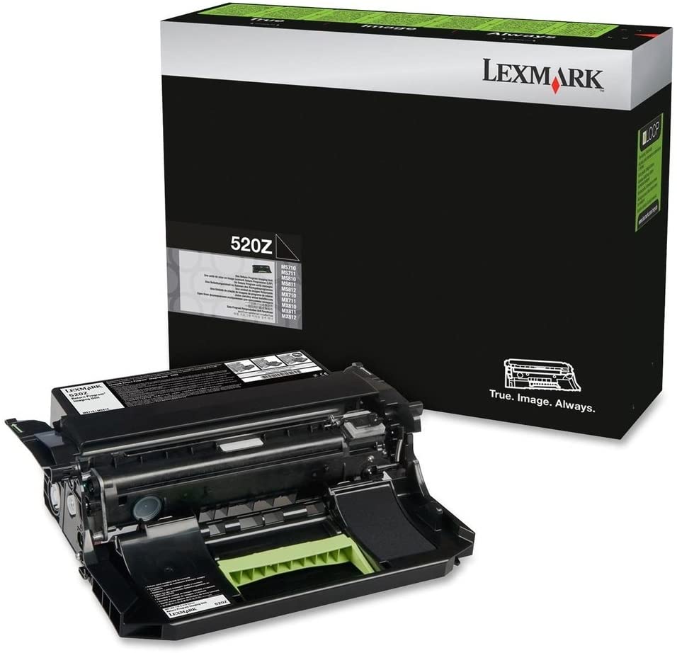 Lexmark Genuine OEM 52D0Z00 Black Imaging Unit, Estimated Yield 100,000