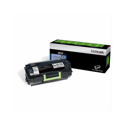 Lexmark Genuine OEM 62D1X00 Extra High Yield Black Toner Cartridge, Estimated Yield 45,000