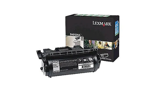 Lexmark Genuine OEM 64015HA Black High Yield Toner Cartridge, Estimated Yield 21,000