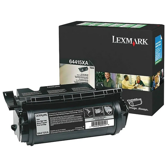 Lexmark OEM 64415XA Black Toner Cartridge