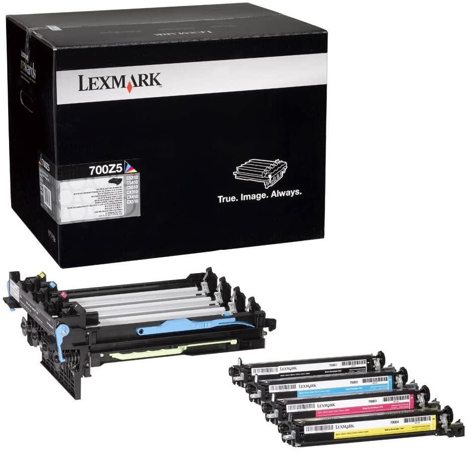 Lexmark Genuine OEM 70C0Z50 Black and Color Imaging Kit, Estimated Yield 40,000