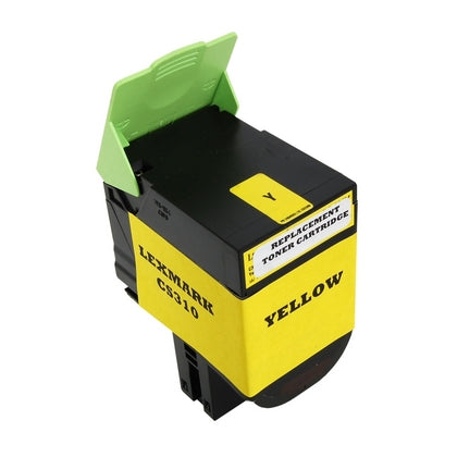 Lexmark Genuine OEM 70C1HY0 Yellow High Yield Toner Cartridge, Estimated Yield 3000