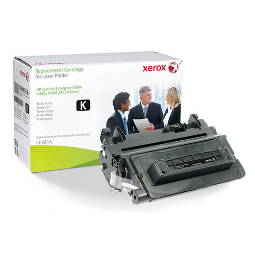 HP Remanufactured CF281A Black Toner Cartridge - Made by Xerox, Estimated Yield 10,500