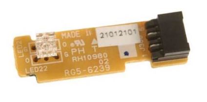 HP Refurbished RG5-6239 LED Board - Small PC board with two LEDs and a connector - For indicating the operating status