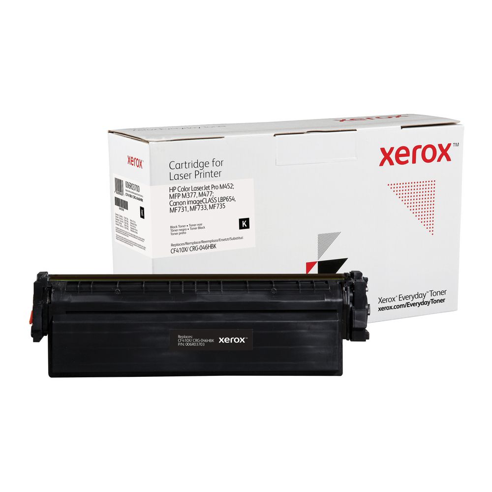 New OEM Xerox, HP Black Toner Cartridge Alternative for HP 410X